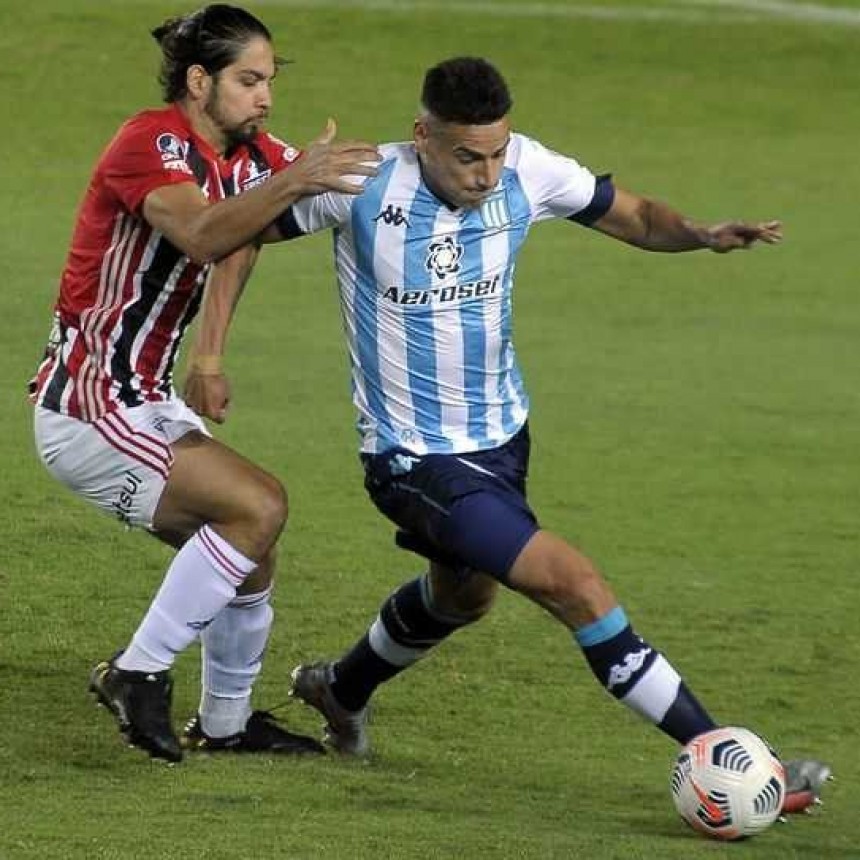 Racing visita a San Pablo en el cruce de ida de los octavos de final