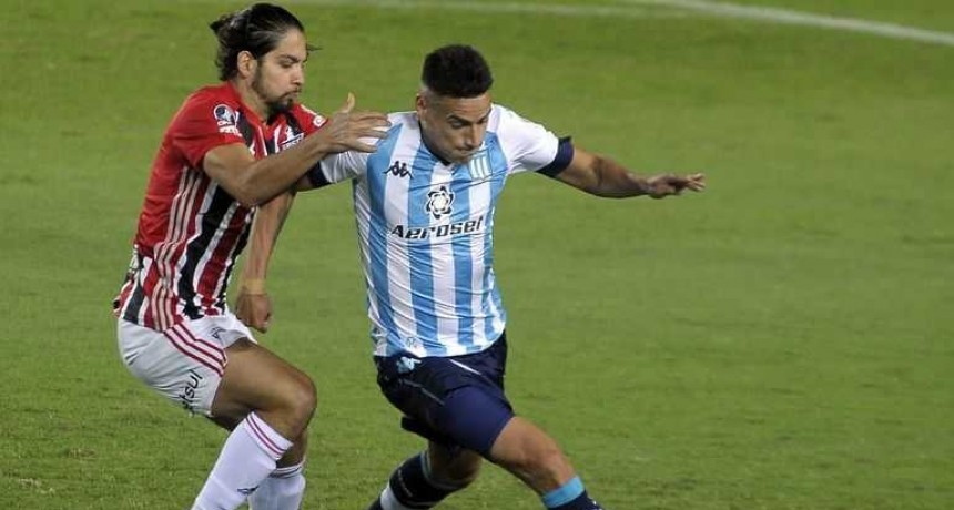 Racing visita a San Pablo en el cruce de ida de los octavos de final
