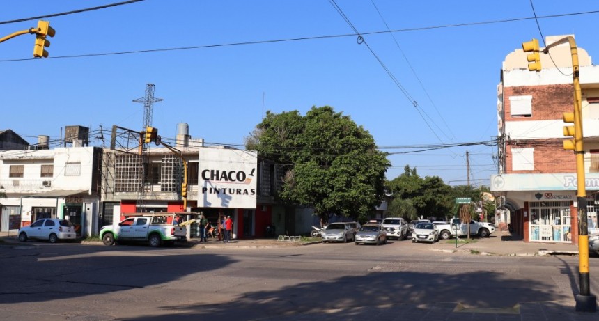 Arreglaron el sem&aacute;foro en Av. 25 de Mayo y calle 6 