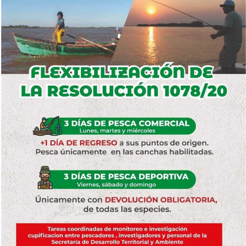 Acuerdo para flexibilizar la Resoluci&oacute;n 1078/20