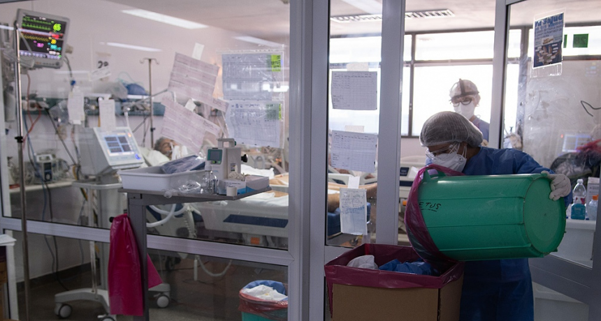 Por primera vez en dos meses, las camas de UTI ocupadas por coronavirus est&aacute;n por debajo del pico de 2020