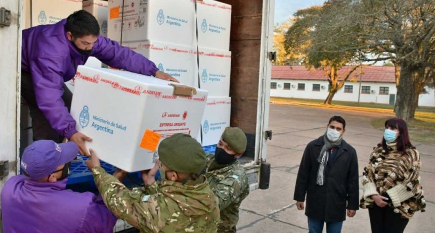 Llegaron otras 41.600 dosis de vacunas Sinopharm para completar esquemas de vacunación