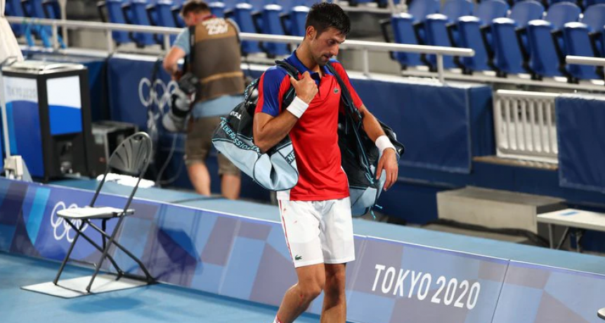 Fin del sueño de Novak Djokovic: perdió ante Zverev en los Juegos Olímpicos de Tokio y no podrá completar el Golden Slam