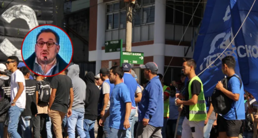 Pérez Pons apuntó contra la Justicia por los piquetes: 