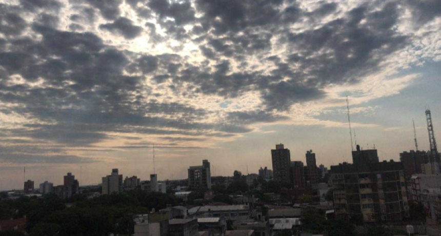 Domingo nublado en Resistencia, para mañana se esperan lluvias y descenso de la temperatura
