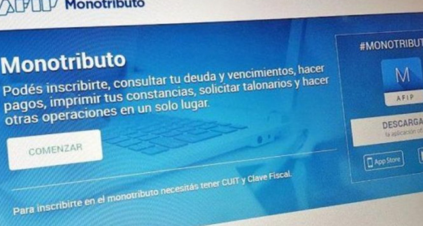 La recategorización del monotributo puede realizarse hasta el 29 de julio
