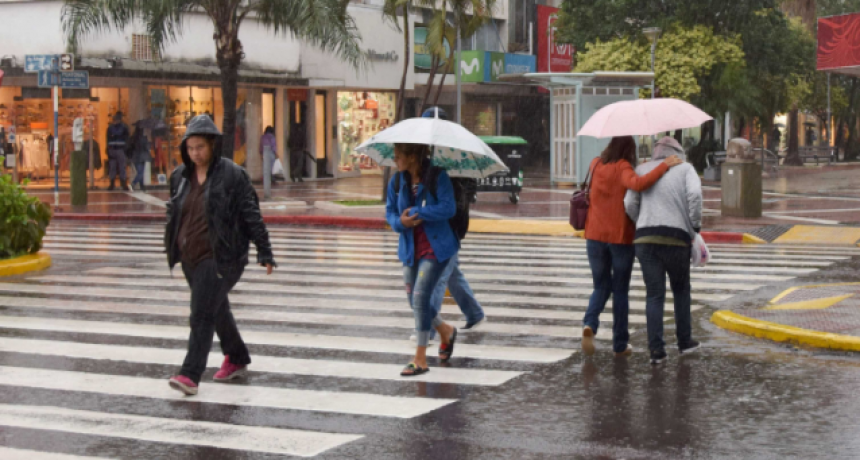Comienzo de fin de semana lluvioso y con notable baja de temperatura en Resistencia