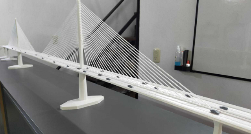 Bienal 2022: presentan la maqueta del segundo puente Chaco-Corrientes