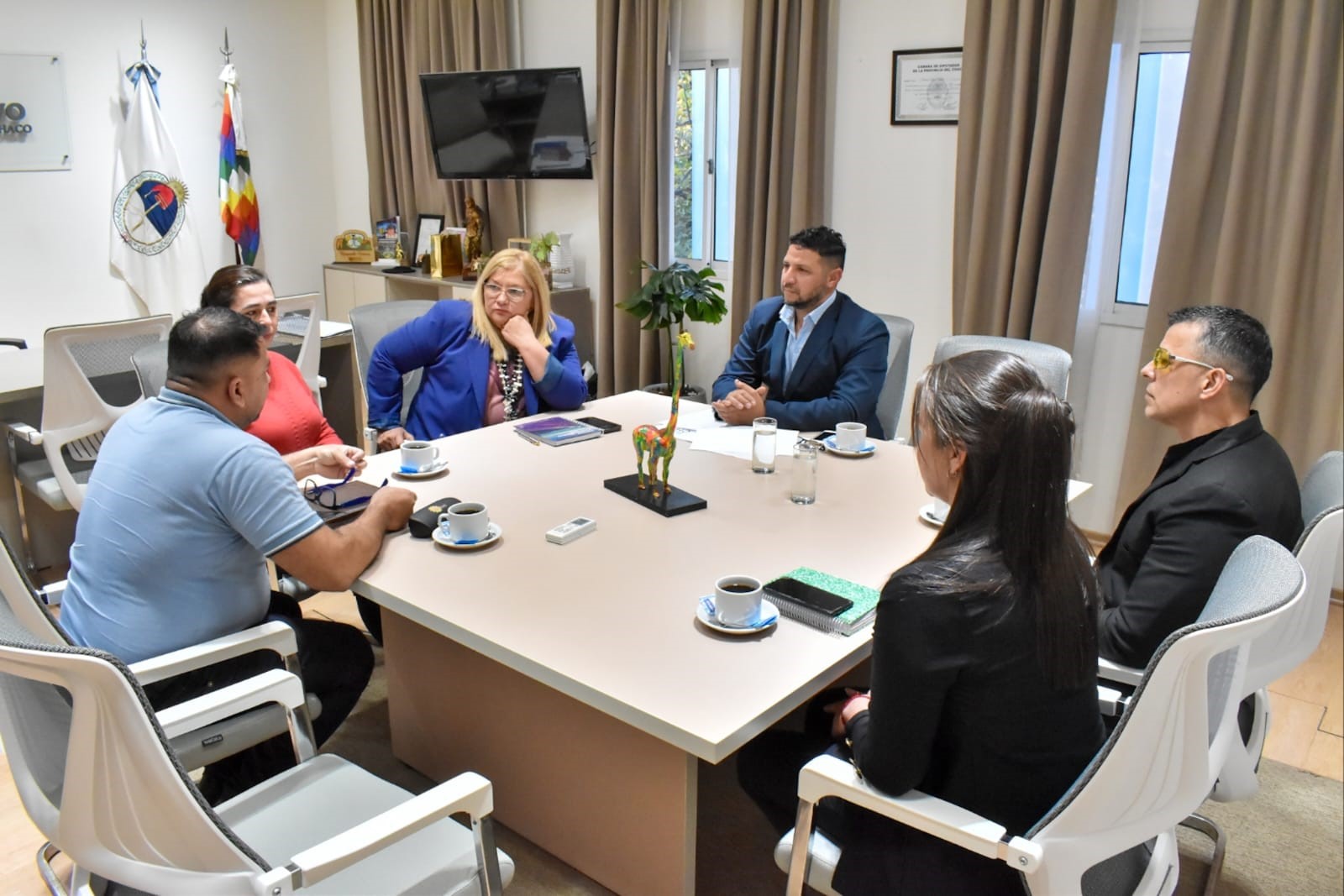 La presidenta de la Legislatura recibió a los organizadores de la Bienal Tecnológica BIT Chaco