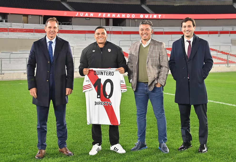 Juanfer Quintero es nuevo jugador de River Plate