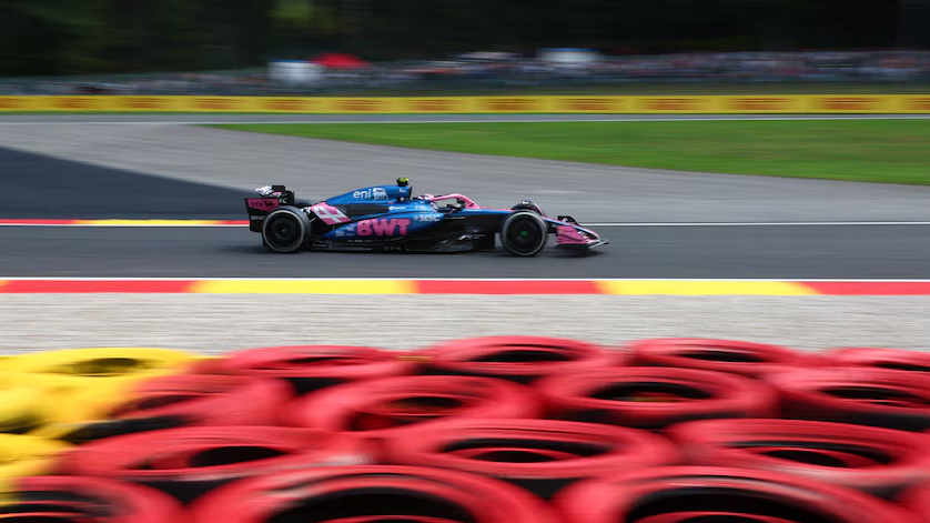 Franco Colapinto quedó 19° en la única práctica del Gran Premio de Bélgica de F1