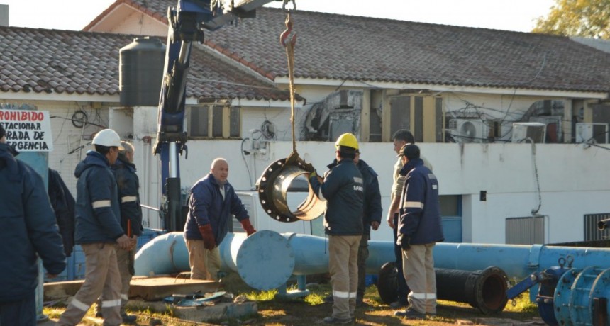 Resistencia: continúa la instalación de nuevos sistemas de bombeo