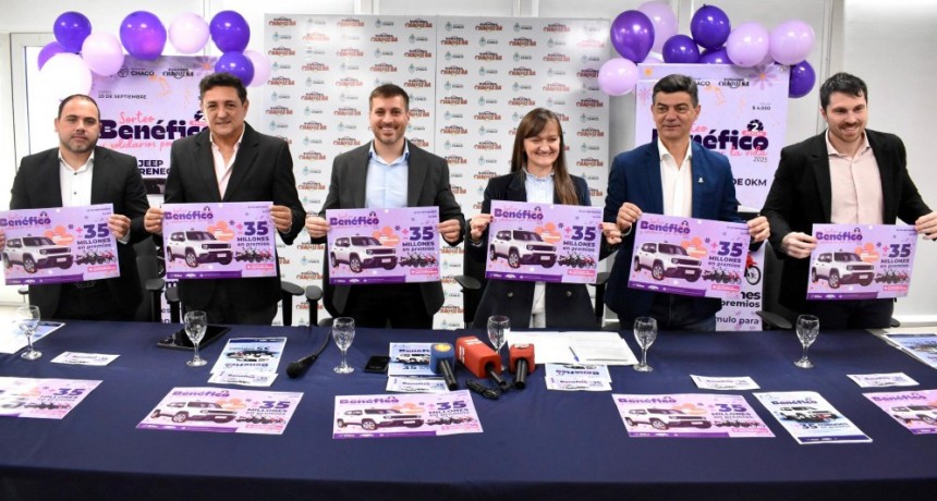 Presentaron la segunda edición del sorteo Benéfico y Solidario por la Vida