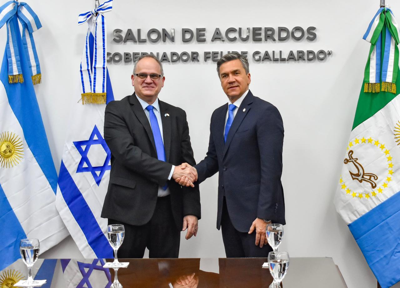 Zdero recibi&oacute; al Embajador de Israel en Argentina, Eyal Sela