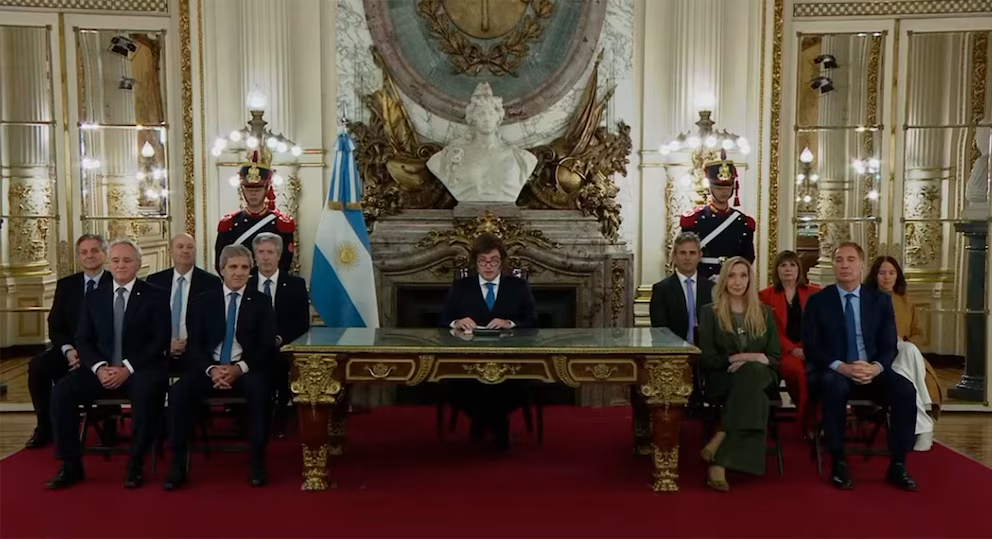 Reforma del Banco Central: la cadena nacional actu&oacute; como primer paso de la campa&ntilde;a de Milei para la reelecci&oacute;n