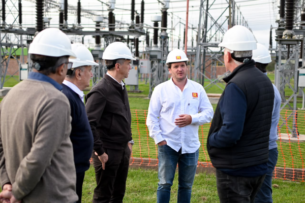 Con m&aacute;s capacidad energ&eacute;tica avanza la estaci&oacute;n transformadora de Puerto Bastiani