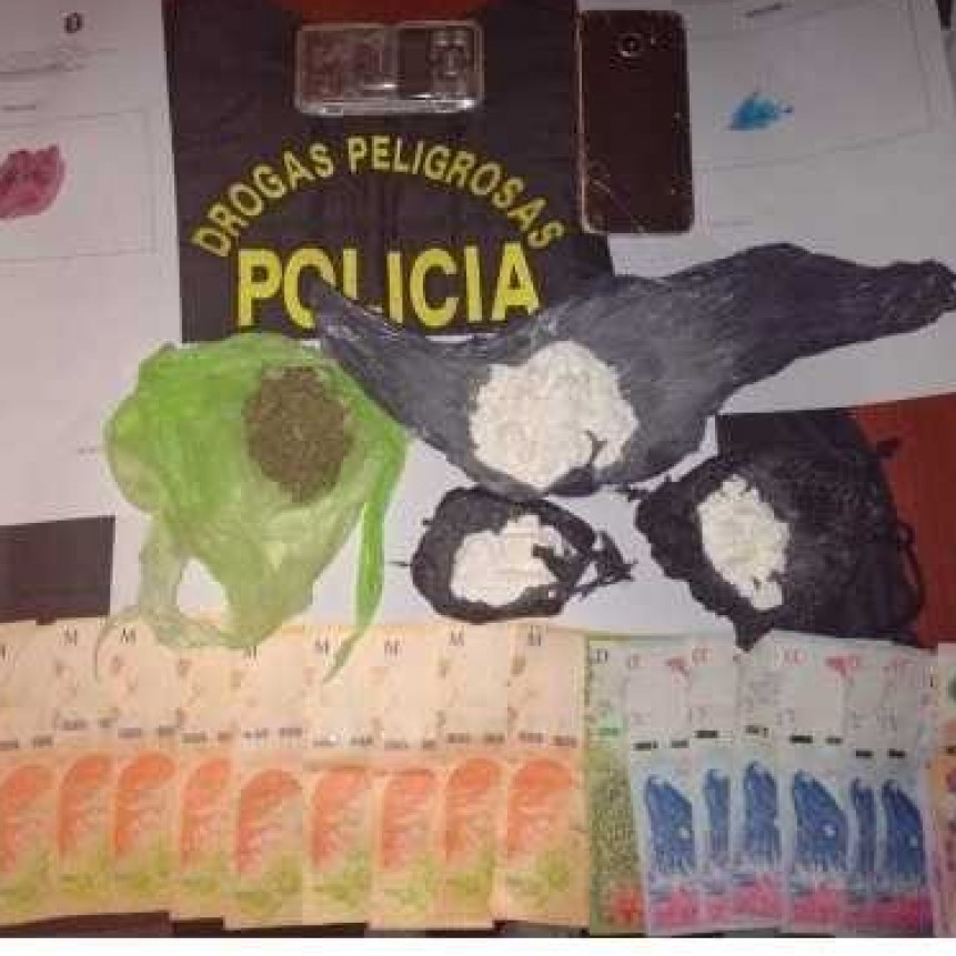 Tras allanamiento incautan marihuana y cocaína