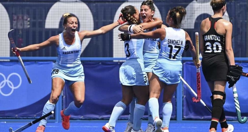 Las Leonas golearon a Alemania y accedieron a semifinales