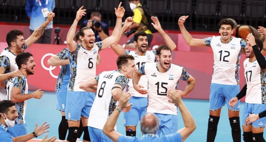 Triunfo histórico del vóley argentino ante Italia y pase a semis en los JJ.OO.