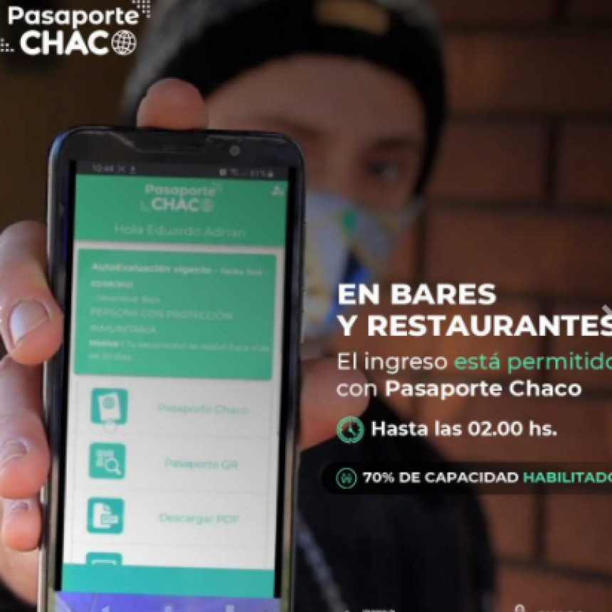 En bares de la ciudad controlarán la portación del Pasaporte Chaco