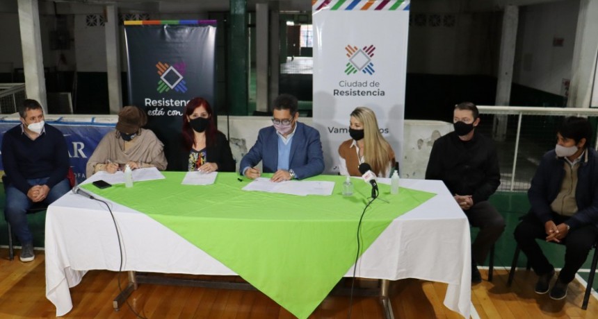 SE ACORDÓ EL CANJE DE DEUDA CON LAS PRIMERAS CUATRO INSTITUCIONES DEPORTIVAS DE RESISTENCIA