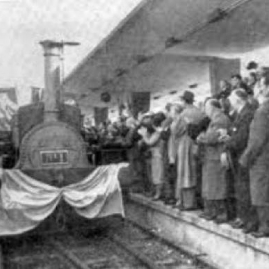 Un día como hoy en 1857 la locomotora 