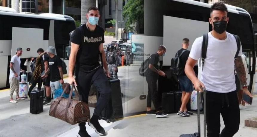 A la espera de Lionel Messi, la Selección Argentina ya está en Venezuela