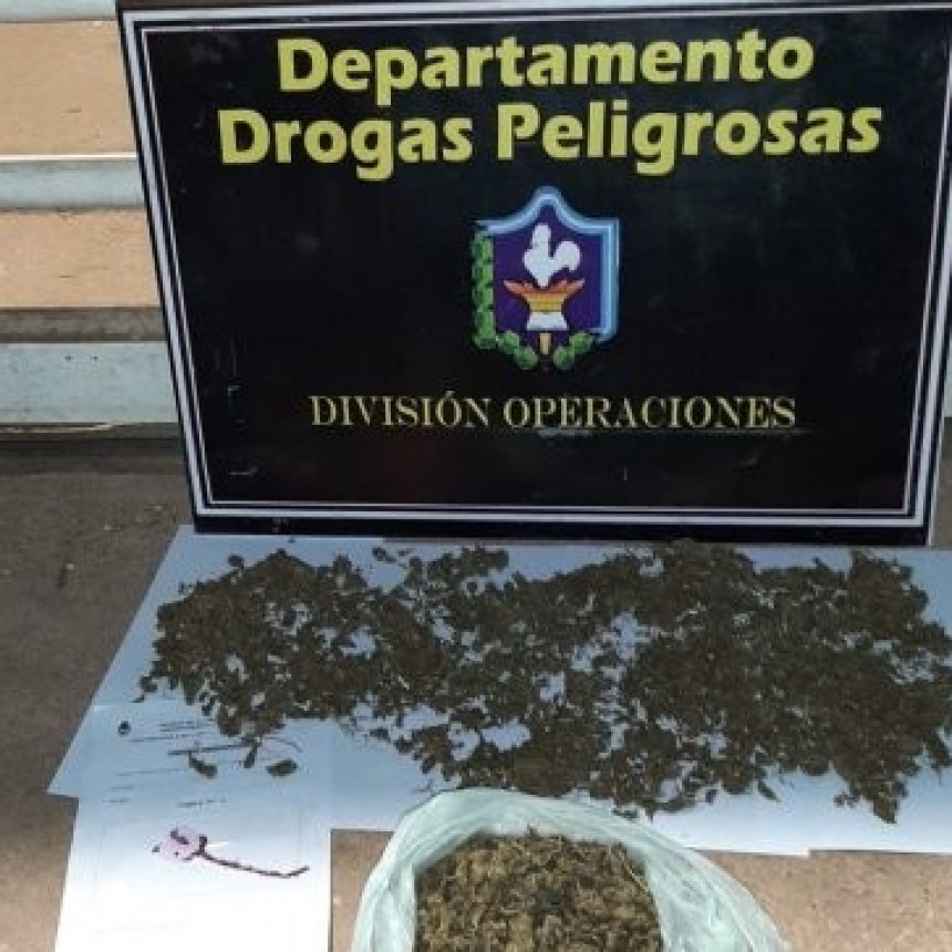 Detuvieron a un delivery de marihuana en Resistencia