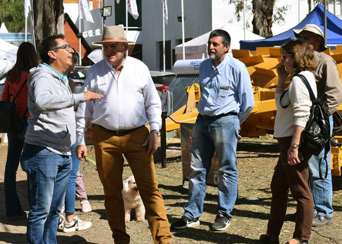 El potencial turístico y comercial que genera la Expo Rural fue destacada por el intendente Martínez