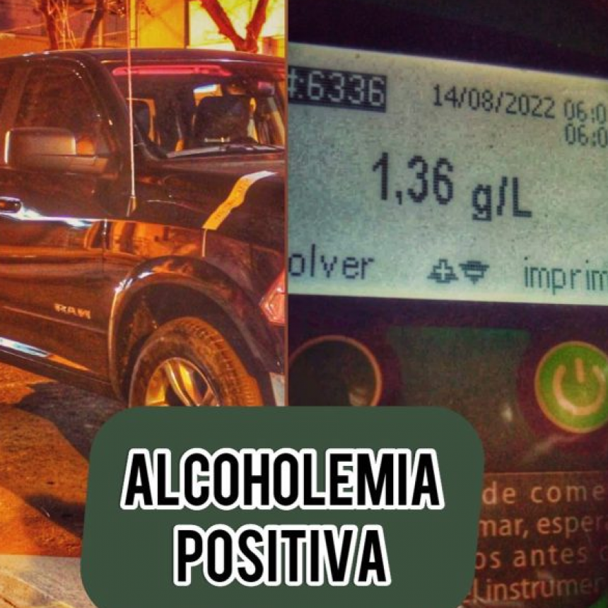 Operativos de tránsito: se detectaron 34 casos de alcoholemia positiva en Resistencia este fin de semana