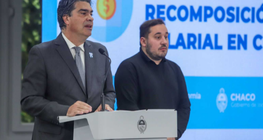 Jorge Capitanich anunció un bono de $12 mil pesos para la administración pública