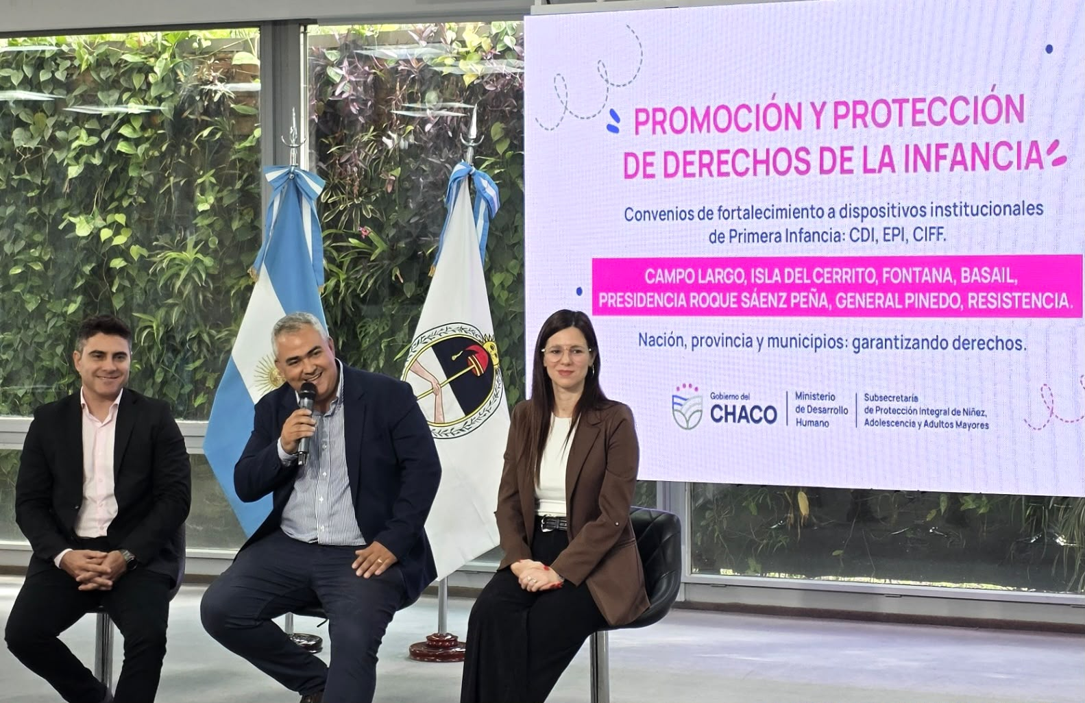 Desarrollo Humano firm&oacute; acuerdos para fortalecer la atenci&oacute;n de ni&ntilde;os y familias