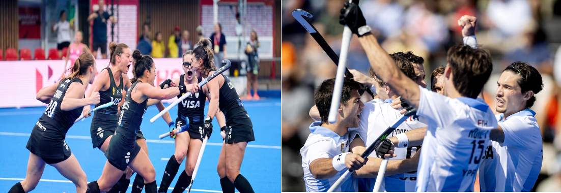 El gran momento del hockey argentino: Las Leonas y Los Leones hacen historia en el Mundial