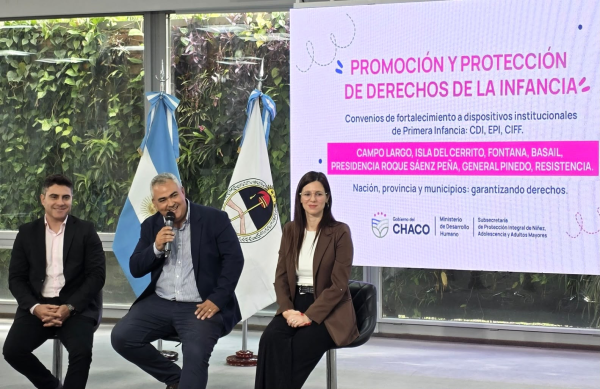 Desarrollo Humano firm&oacute; acuerdos para fortalecer la atenci&oacute;n de ni&ntilde;os y familias