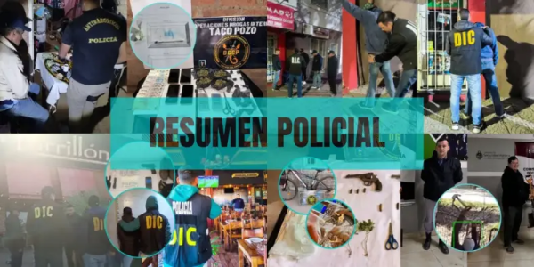 Fin de semana en el Chaco: muerte en comisar&iacute;a, contrabando con gendarme, seguidilla de robos y megaoperativos antidrogas