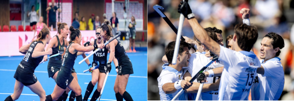 El gran momento del hockey argentino: Las Leonas y Los Leones hacen historia en el Mundial