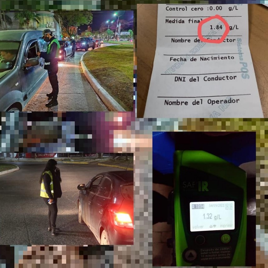 Vehículos sin documentación, alcoholemias positivas y ruidos molestos durante el fin de semana