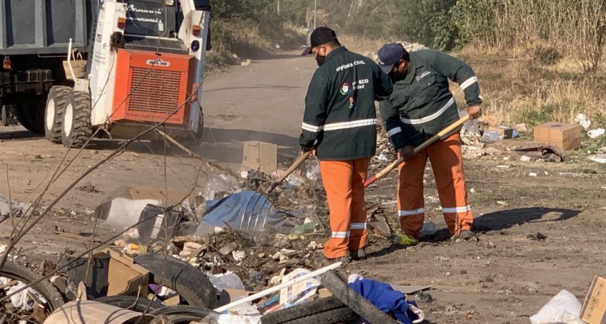 Se concretó la erradicación de un mini basural 