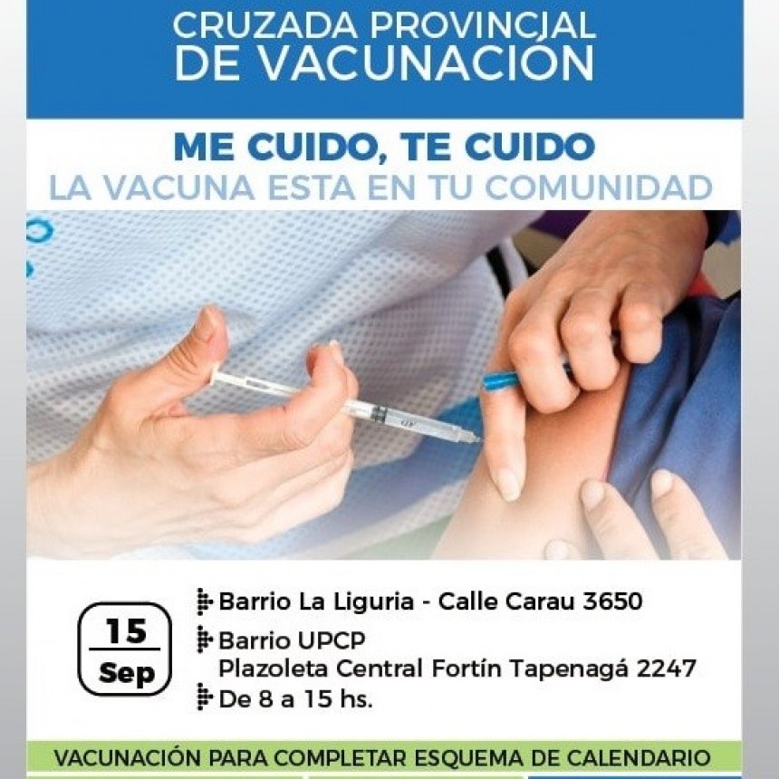 Se lanzó hoy campaña para reforzar plan de vacunación
