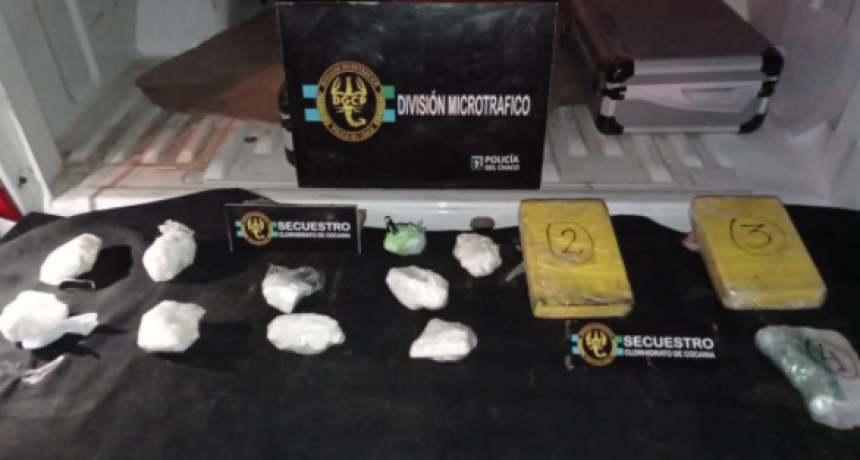 Lo atraparon con más de tres kilos de cocaína en un auto