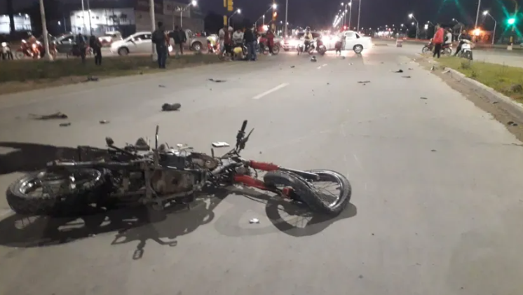 Gravísimo accidente de tránsito en Resistencia: un motociclista sufrió la amputación de su pie derecho