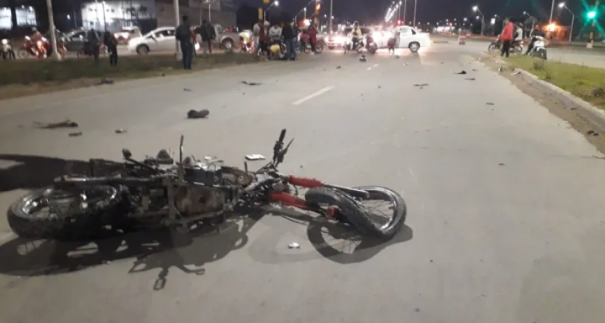 Gravísimo accidente de tránsito en Resistencia: un motociclista sufrió la amputación de su pie derecho