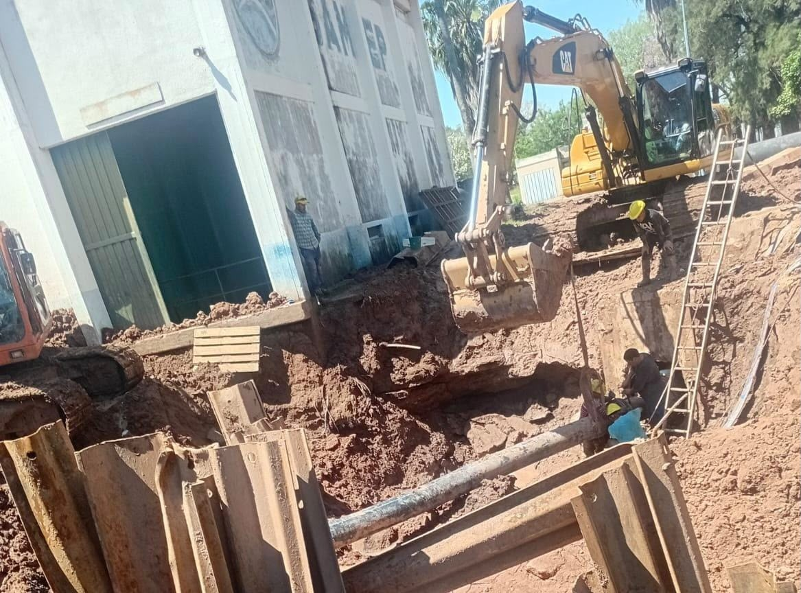 SAMEEP culmin&oacute; la reparaci&oacute;n del acueducto que abastece a Villa Angela y localidades del interior