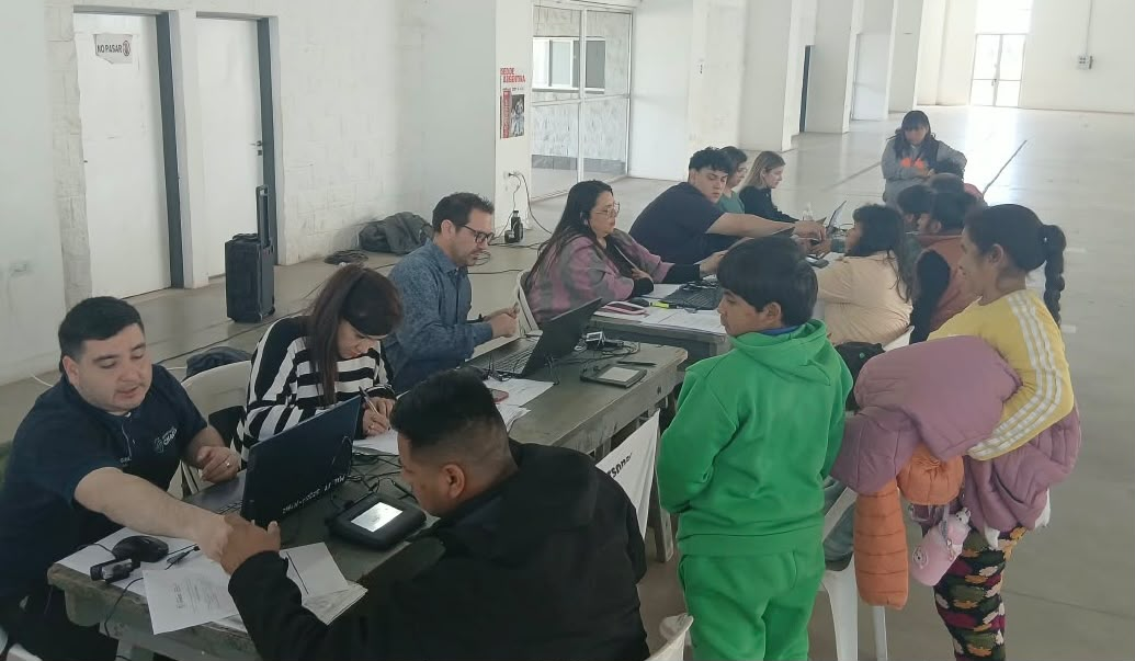 Récord en Sáenz Peña: 2.000 trámites de DNI en sólo 6 días