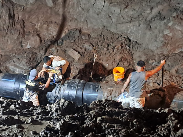 Tras dos d&iacute;as de trabajo, SAMEEP restableci&oacute; el servicio en Puerto Lavalle