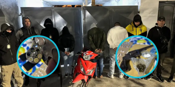 Apunt&oacute; con un arma a polic&iacute;as y termin&oacute; detenido: ten&iacute;a coca&iacute;na, marihuana y dinero en efectivo