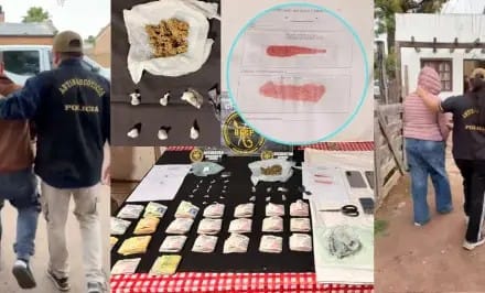 Golpe al narcomenudeo en Charata y S&aacute;enz Pe&ntilde;a: secuestran drogas, dinero y detienen a cinco personas