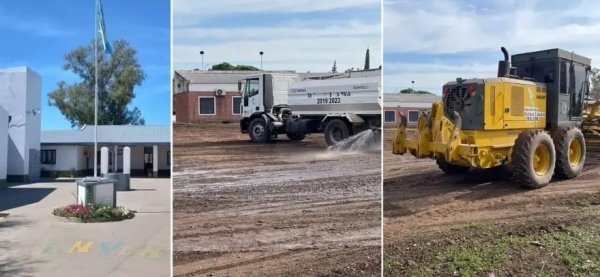 El municipio de Corzuela intervino la Escuela  515 para prevenir desmoronamientos