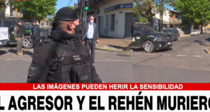 Finalizó la trágica toma de rehenes en Caseros: murieron el agresor y el rehén en confusas circunstancias