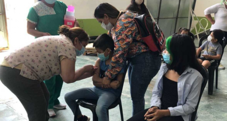 Este miércoles continúa la vacunación para niños de 3 a 11 años con varias postas en el Gran Resistencia